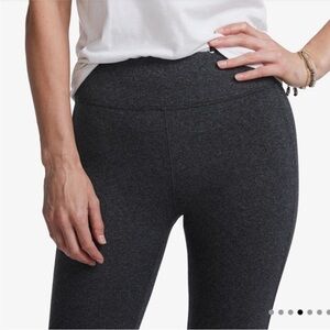 American Giant Gray Leggings with Wide Waistband